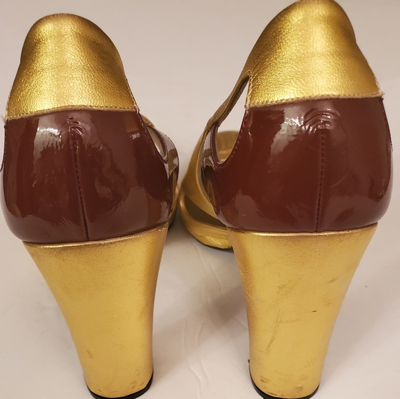 PRADA Colorblock Heels sz 38, US 8 - Picture 4 of 7